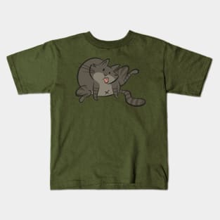 Bath Time Cat Kids T-Shirt